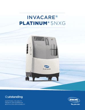 Fillable Online Invacare Platinum Mobile Oxygen Concentrator Fax Email ...