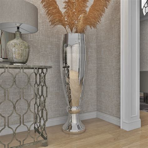 15 Unbelievable Silver Floor Vase for 2023 | CitizenSide
