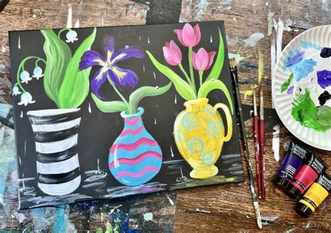 Image result for Spring Acrylic Painting Tutorial