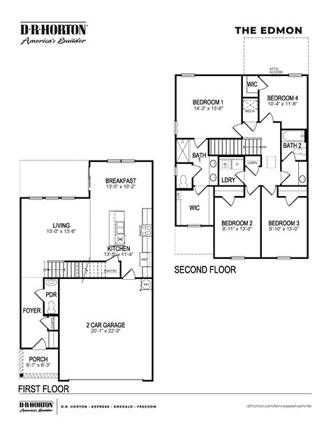 Floor Plan in Percy Cove | Antioch, TN | D.R. Horton