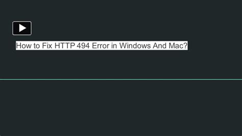 Image result for How to Fix Error Code 494