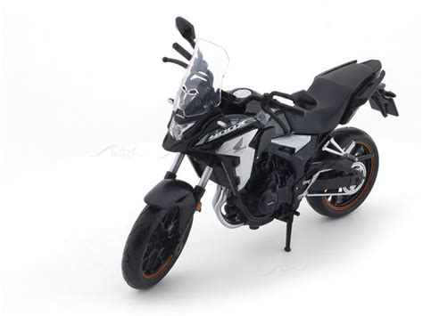 Honda CB400X Adventure black 1:12 MSZ licensed diecast scale model bike ...