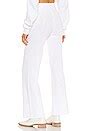 Adam Selman Sport Sequin Rib Lounge Pant in White | REVOLVE