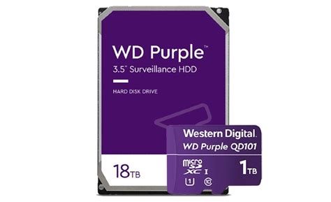Western Digital, WD Hard Drive, WD MicroSD Card, WD Purple, WD Purple ...