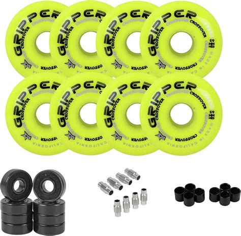 Buy Labeda Gripper Roller Hockey Wheels, Hybrid Ceramic Bearings ...