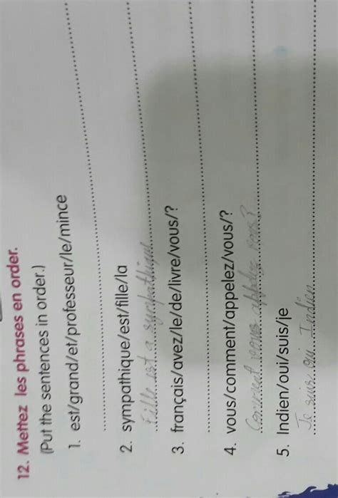 answer the whole question in french - Brainly.in