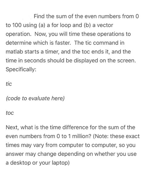 Image result for Using for Loop to Sum Even Numbers in MATLAB