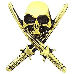 Buy TRIPIN Lapel Pin For Men Suit Classic Skull Shape Brooches Broaches ...