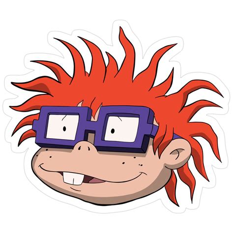 Chuckie From Rugrats Sticker | Rugrats, Anime rapper, Marvel coloring