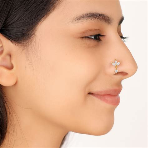 Nose Pins for Women – 925 Silver & Daily Wear Nose Studs | Mooneye India