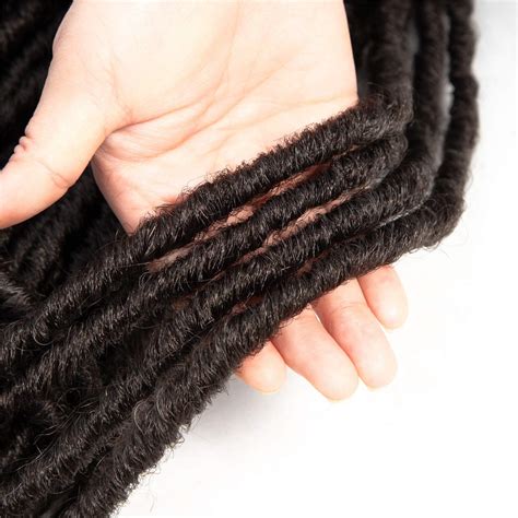 Buy 6 Packs/lot Dreadlocks Crochet Braids Soft Faux Locs Crochet Hair ...