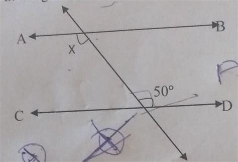 4. In the given fig, If AB||CD find the value of x. - Brainly.in