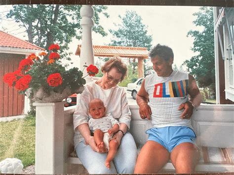 My dad, grandma and me. 1980s Sweden. : r/OldSchoolCool