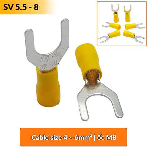 Đầu Cos Y Vàng SV1.25-3 (gói 50 cái) - Nshop