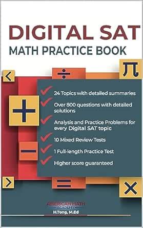 DIGITAL SAT MATH PRACTICE BOOK: "Digital SAT Math Mastery: The Ultimate ...