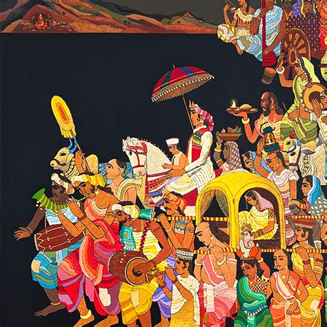 Siddharth Shingade - Marriage Procession | Contemporary Indian Art ...