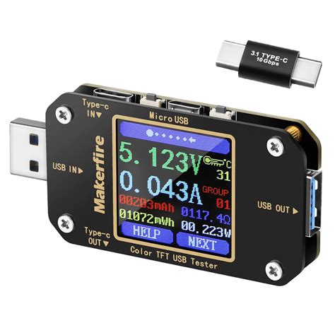 Innovateking-EU USB Tester Voltage and Current Meter with Color India ...