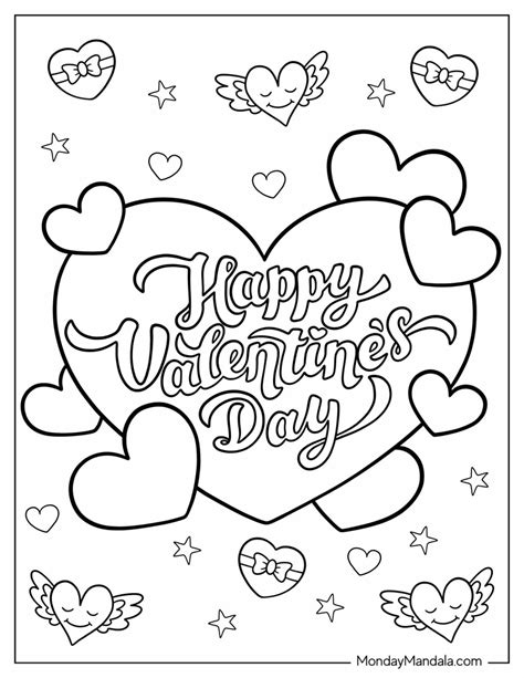 41 Valentine's Day Coloring Pages (Free PDF Printables)
