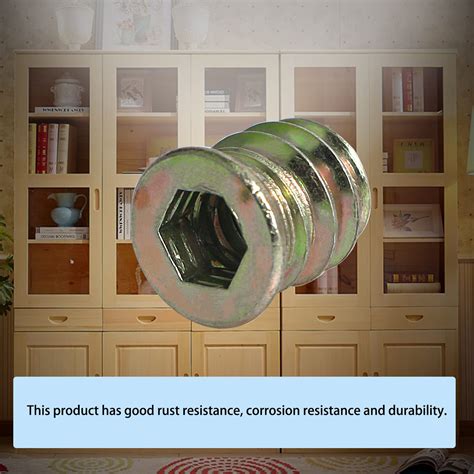 Buy Aopin Threaded Inserts Nut Threaded Fastener Connector Hex Drive ...