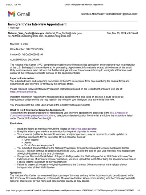 Image result for DS-260 Confirmation Form