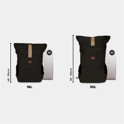 Canvas Roll top Laptop Backpack for Daily use and Travelling, Anti The