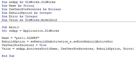 Image result for SolidWorks API Object Model