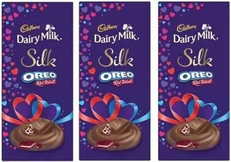 Cadbury Cad Silk Oreo Red Velvet Bars Price in India - Buy Cadbury Cad ...