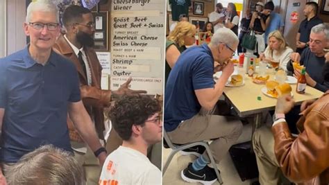 Apple CEO Tim Cook Enjoys Sandwiches At A New Orleans Restaurant ...