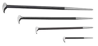 GROZ 4-Piece Rolling Head Pry Bar Set | 6-inch, 12-inch, 16-inch, 20 ...