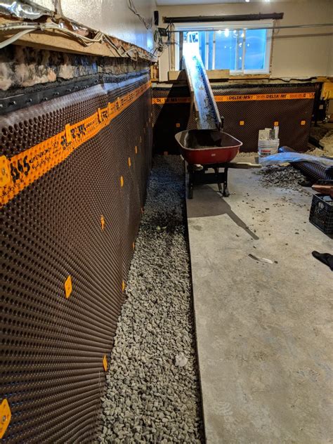 Interior French drain | Montreal and Laval | SOS Sous-sol