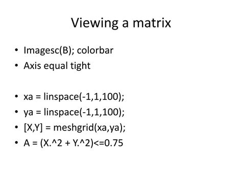 Image result for MATLAB Matrix Format