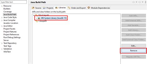 Java Build Path 的图像结果