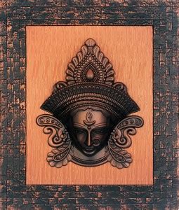 Shilp Kala Goddess Durga Face Wall Hanging Sculpture with Frame | Lord ...