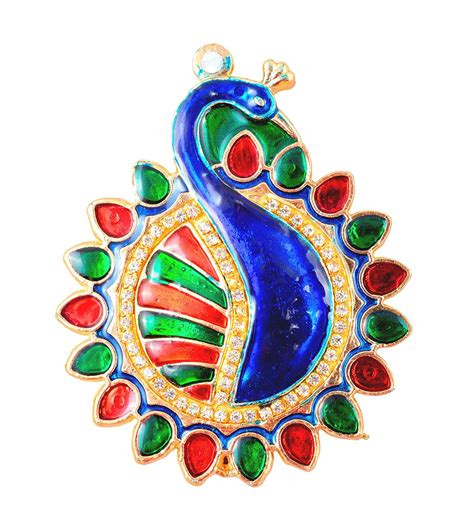 Buy Bombay Haat Acrylic Haldi Kumkum/Tilak/Kankavati Box (Gold Green ...