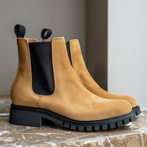 Tan Leather Florido With Thick Sole Zipper Boots – Costoso Italiano