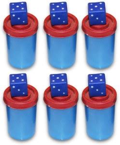 AKSHAT LUDO DICE & COIN SET PACK OF 6 Board Game Accessories - LUDO ...