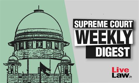 Supreme Court Weekly Round-up (15th January 2023-21st January 2023)