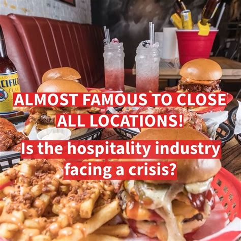 Steven Fewster on LinkedIn: Shocking News in Hospitality: Almost Famous ...