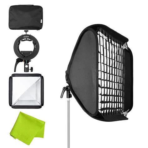 Buy Godox 24x24inch Strip Softbox with S2 Speedlite Bracket Bowens for ...