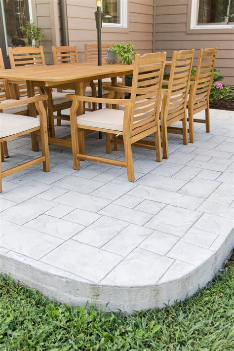 Stamped Concrete Yard