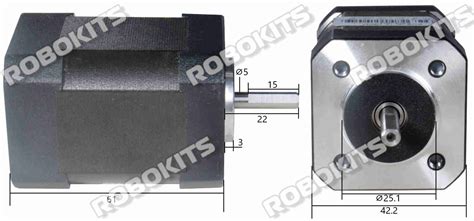 Brushless (BLDC) dc motor with Hall Low Noise NEMA17 24V 4000RPM ...