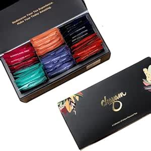 Chayam Assorted Tea Bags Gift Set | 6 Flavours, 48 TeaBags Hamper Box ...