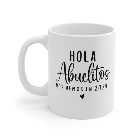 Hola Abuelitos Nos Vemos En 2024 Spanish Pregnancy Announcement for ...