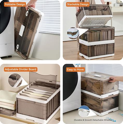 HOMBETTA Hobetta 23 Qt Stackable Plastic Storage Bins with India | Ubuy