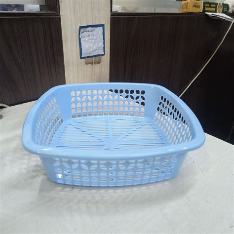 AM5296 Square Plastic Storage Basket 1pc – Amd-Deodap