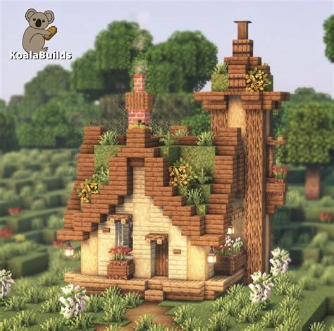 Image result for Minecraft Cottage Build Tutorial