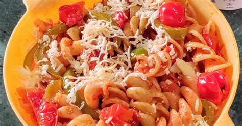 Cherry Tomatoes Roasted Fusilli Pasta Recipe by Dr.Madhumita Mishra ...
