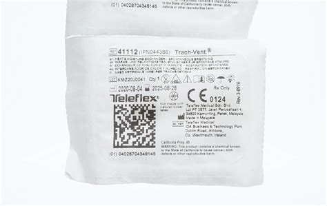 Teleflex Hudson TRACH-Vent Heat and Moisture EXCHANGERS, 27 VT= 0.5L 0. ...