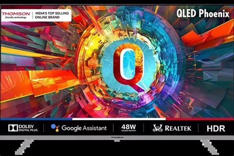 Thomson Phoenix 80 cm (32 inch) QLED HD Ready Smart Android TV with 48W ...