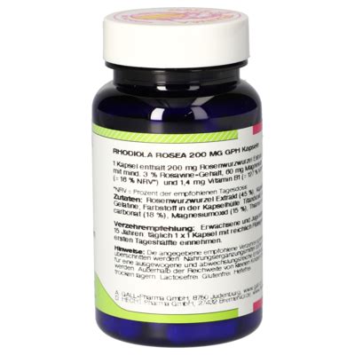 Rhodiola Rosea 200 mg GPH Capsules [3374511]-Gall-Pharma GmbH-Online-Shop